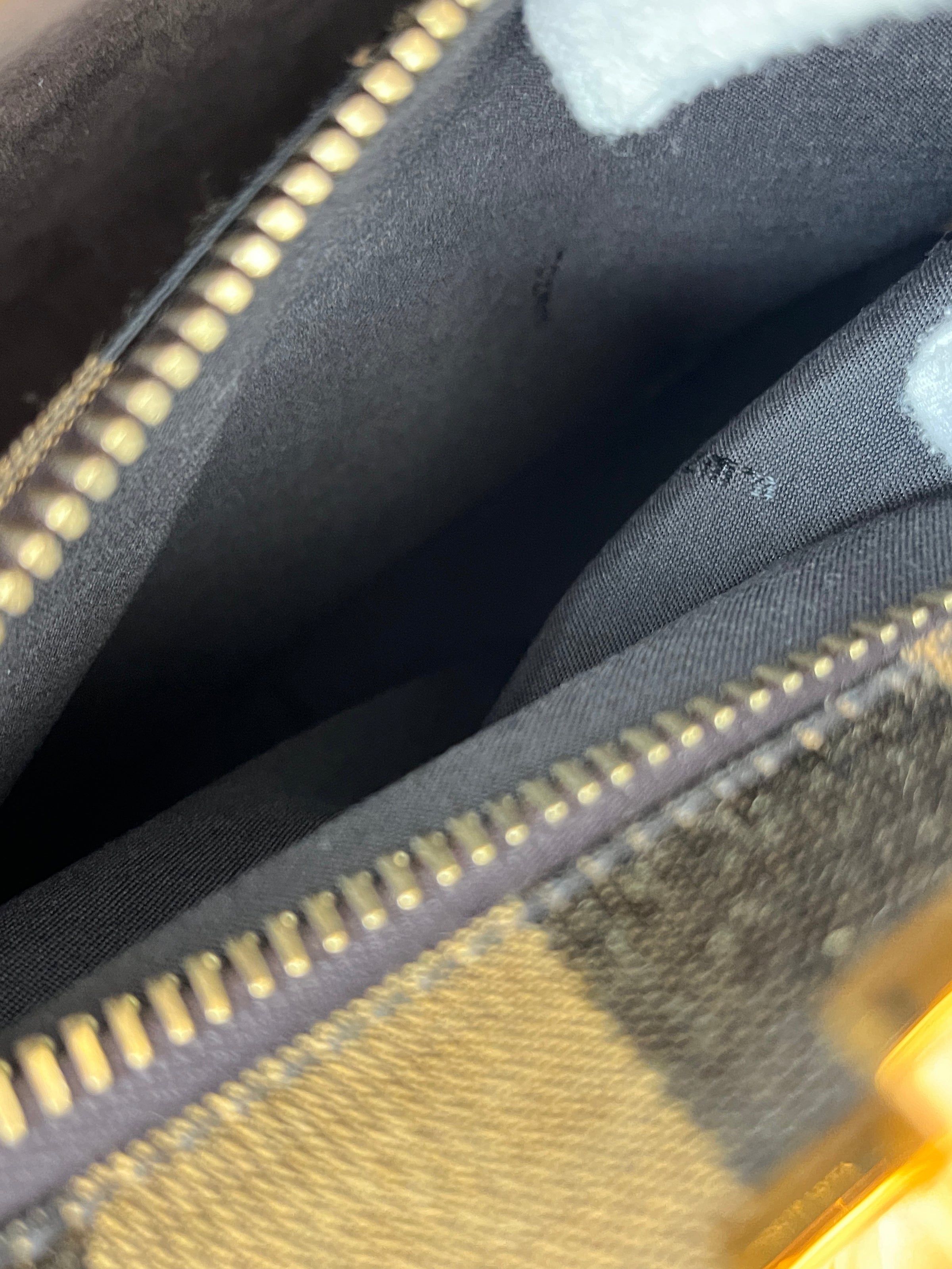 Medium Peekaboo Tobacco Print Interior Brown