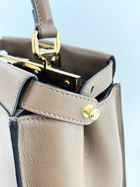 Medium Peekaboo Tobacco Print Interior Brown