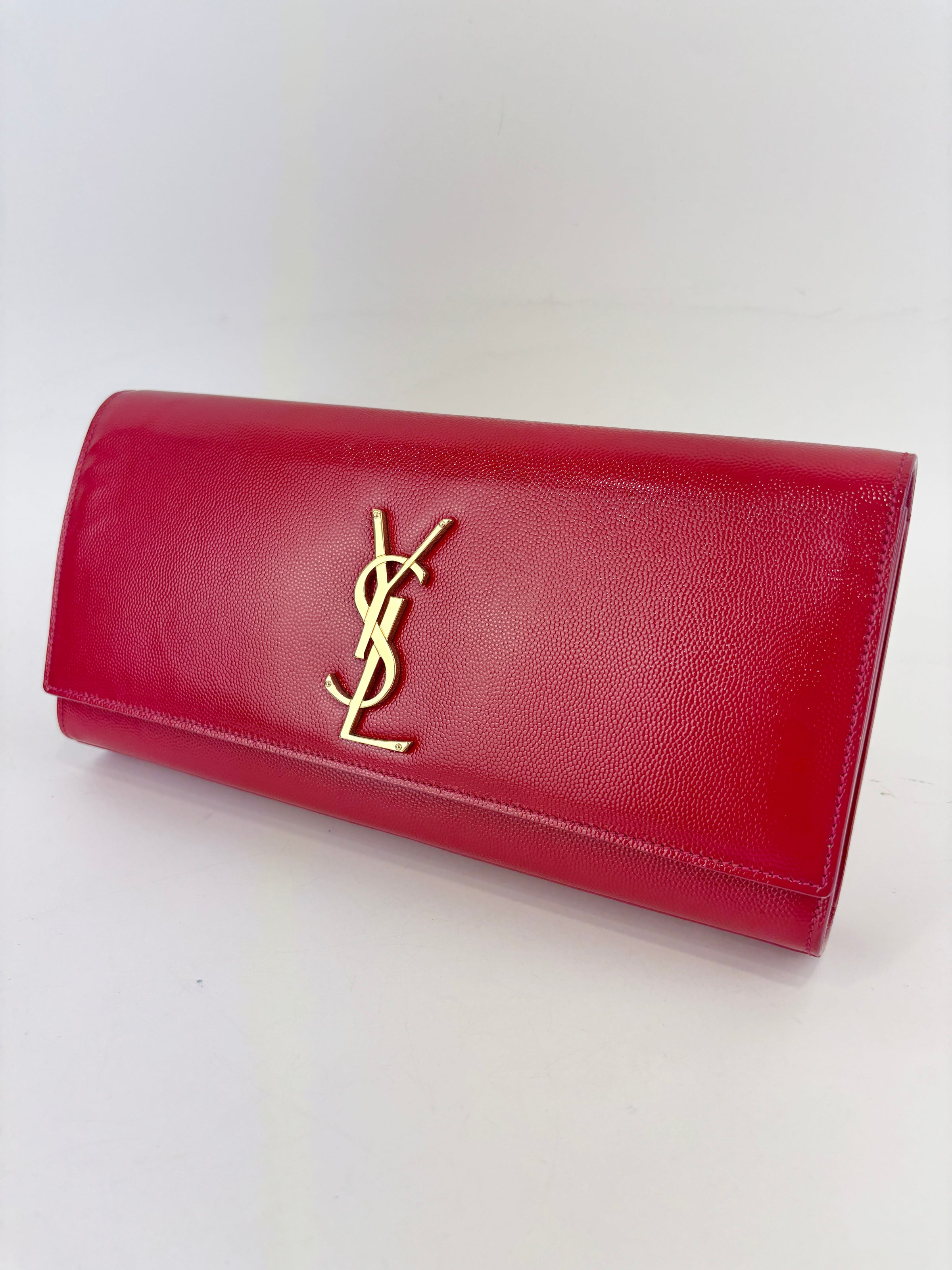 326079 Classic Cassandre Clutch Red Patent Leather