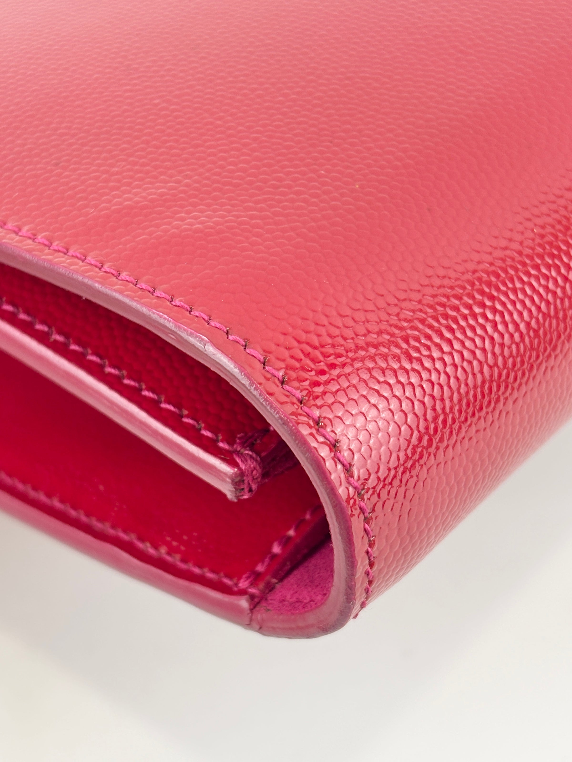 326079 Classic Cassandre Clutch Red Patent Leather