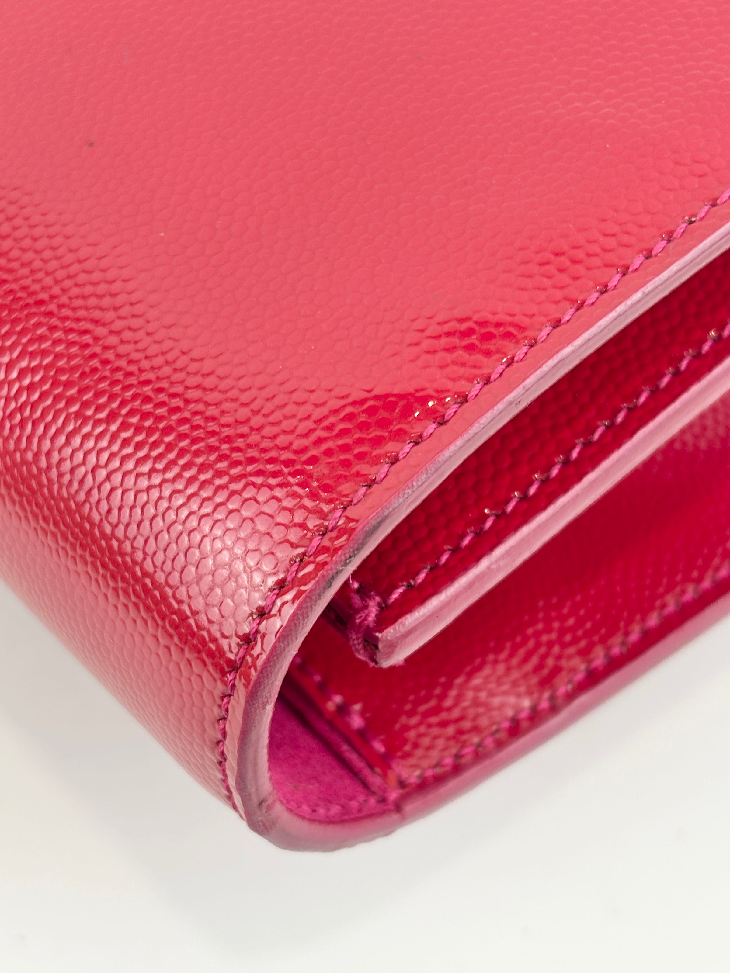 326079 Classic Cassandre Clutch Red Patent Leather