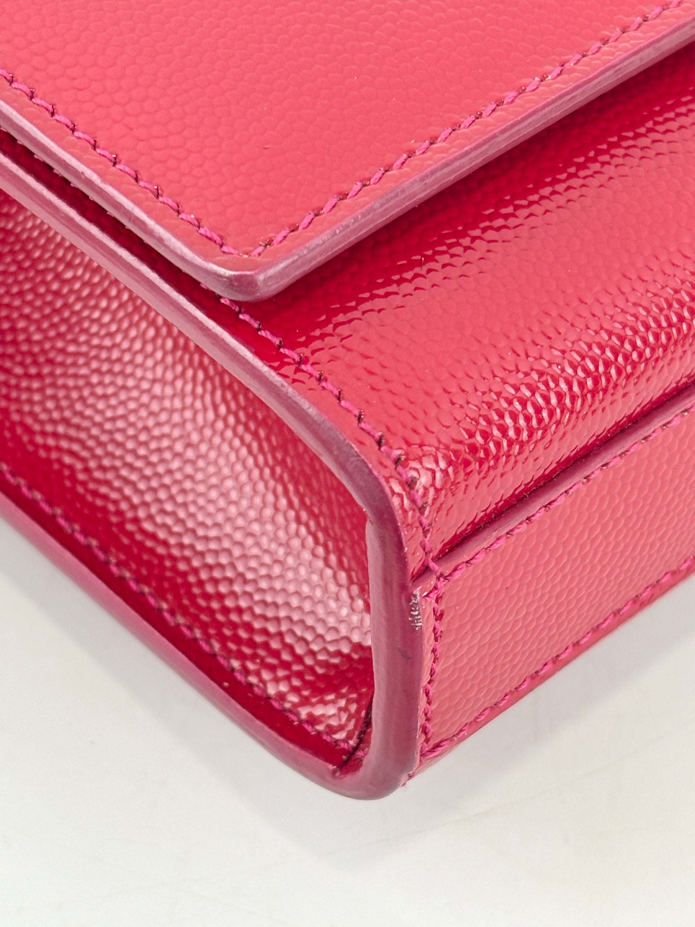 326079 Classic Cassandre Clutch Red Patent Leather