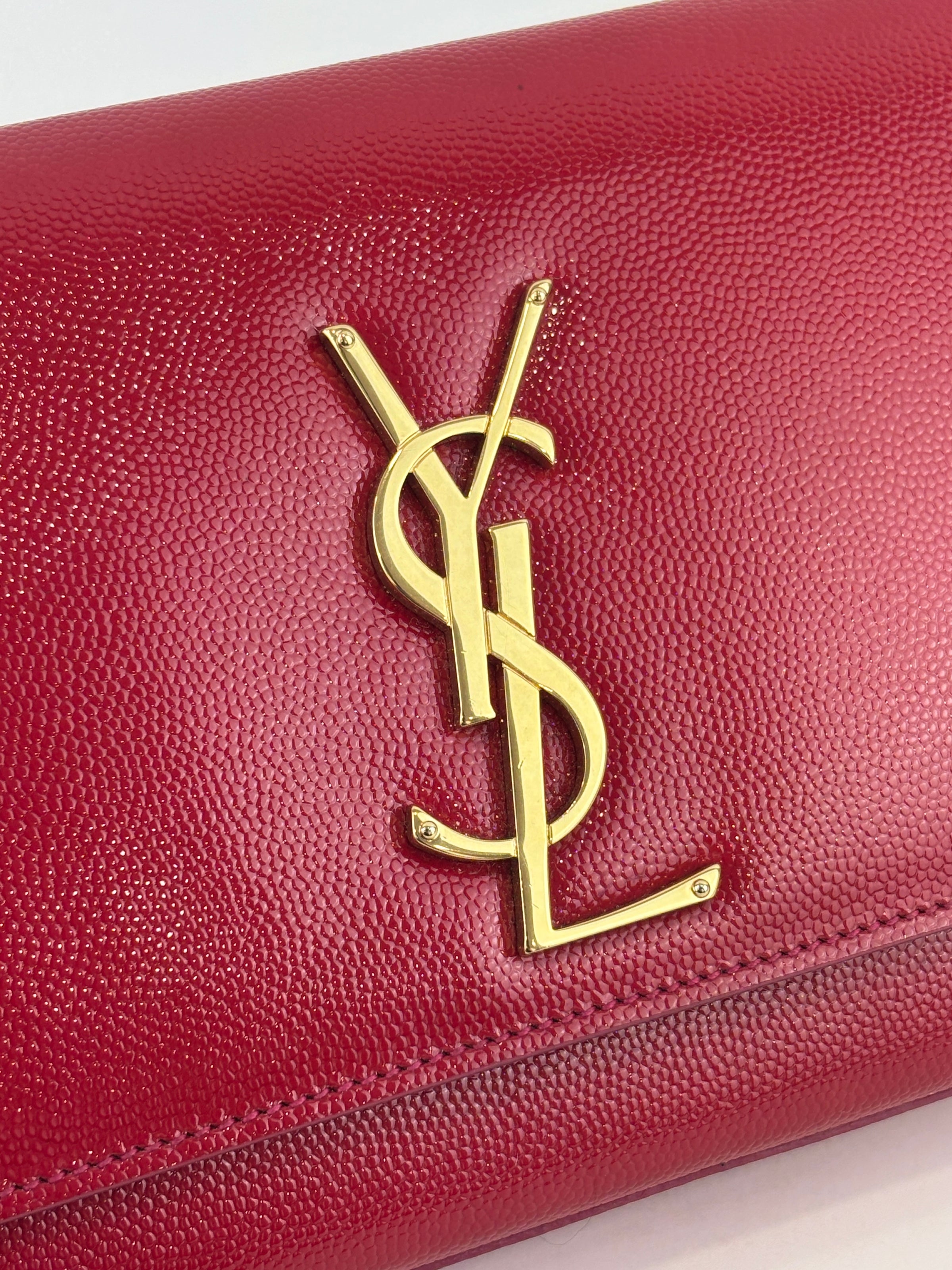 326079 Classic Cassandre Clutch Red Patent Leather