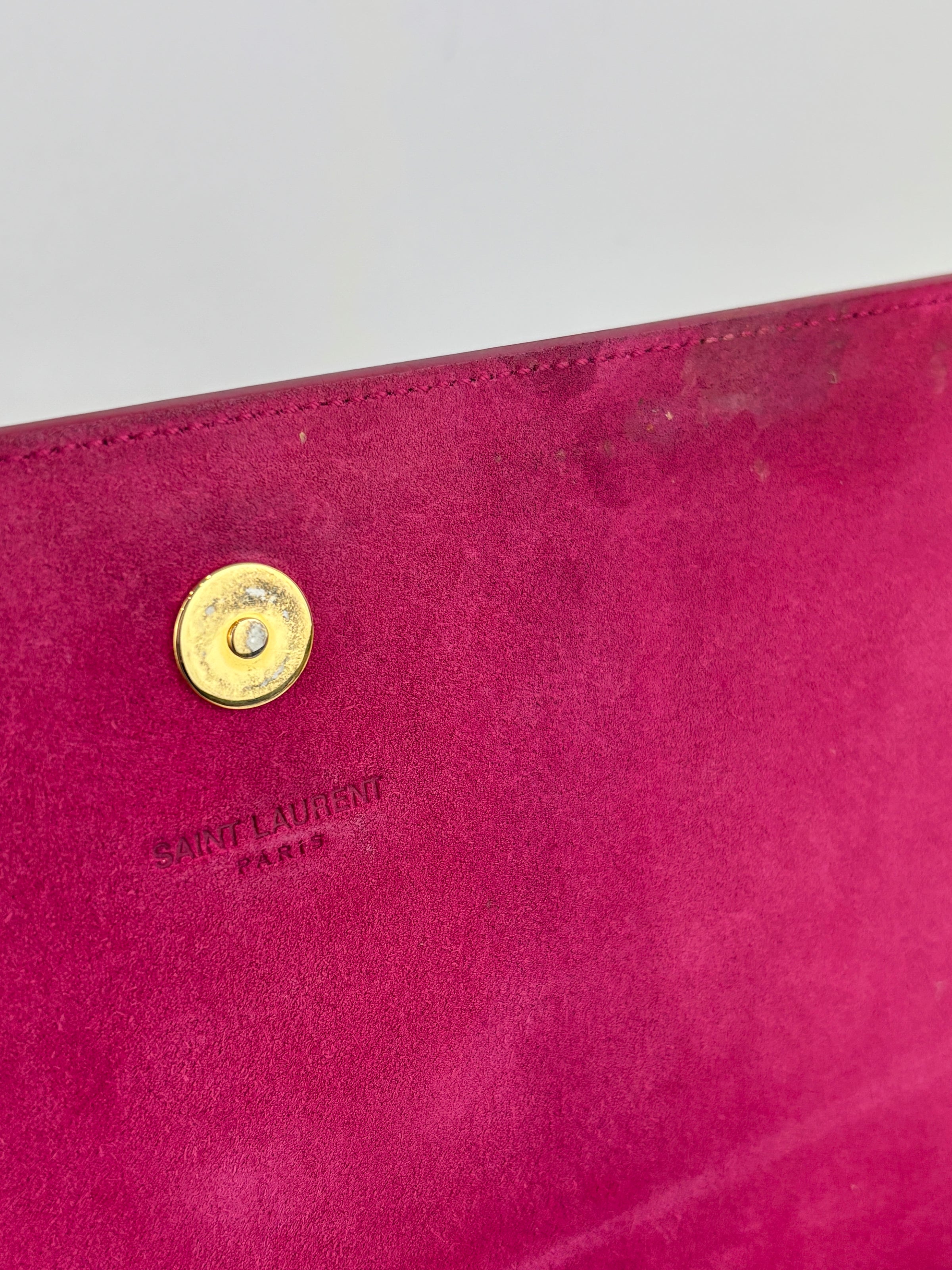 326079 Classic Cassandre Clutch Red Patent Leather