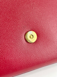 326079 Classic Cassandre Clutch Red Patent Leather