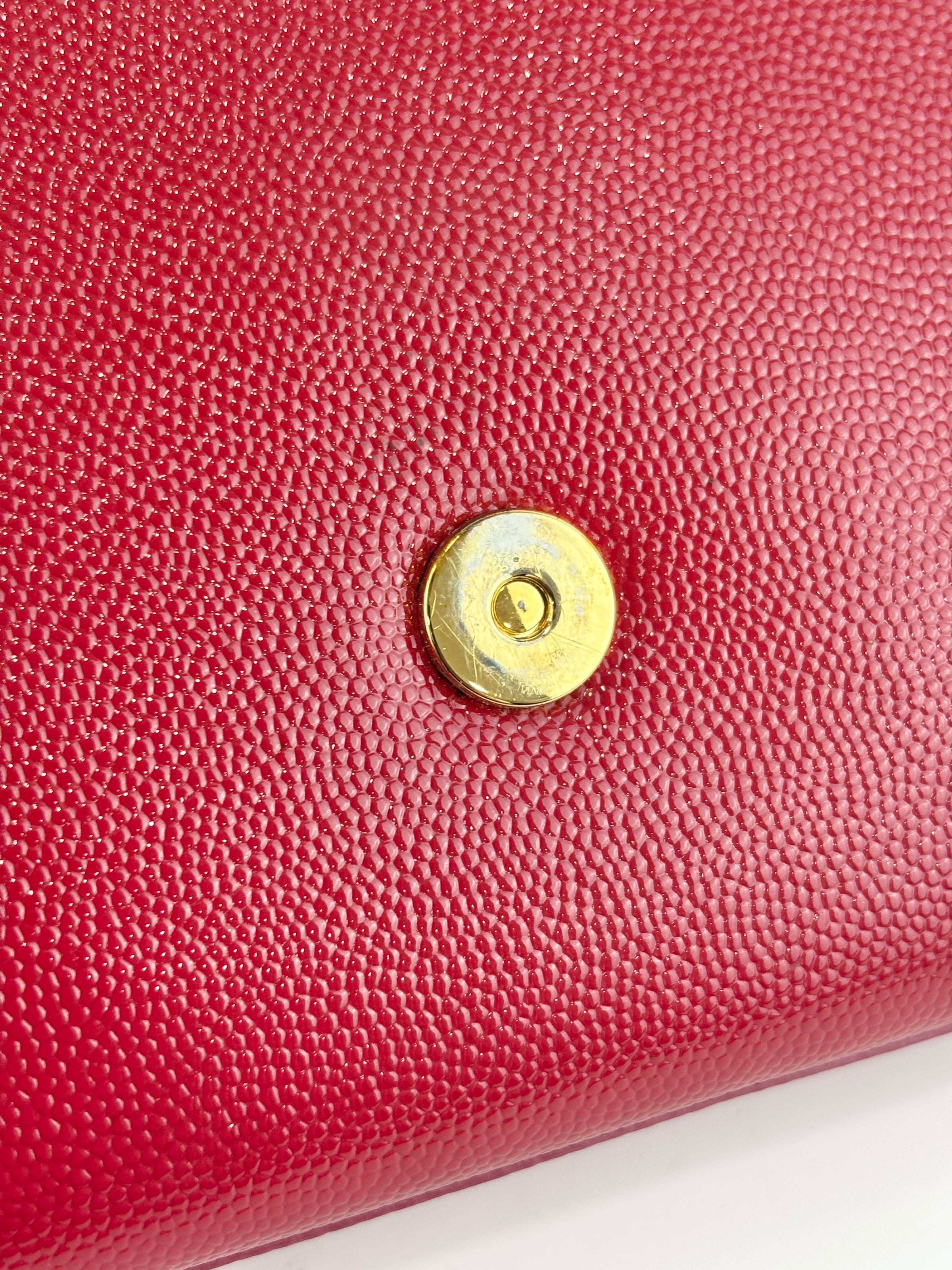 326079 Classic Cassandre Clutch Red Patent Leather