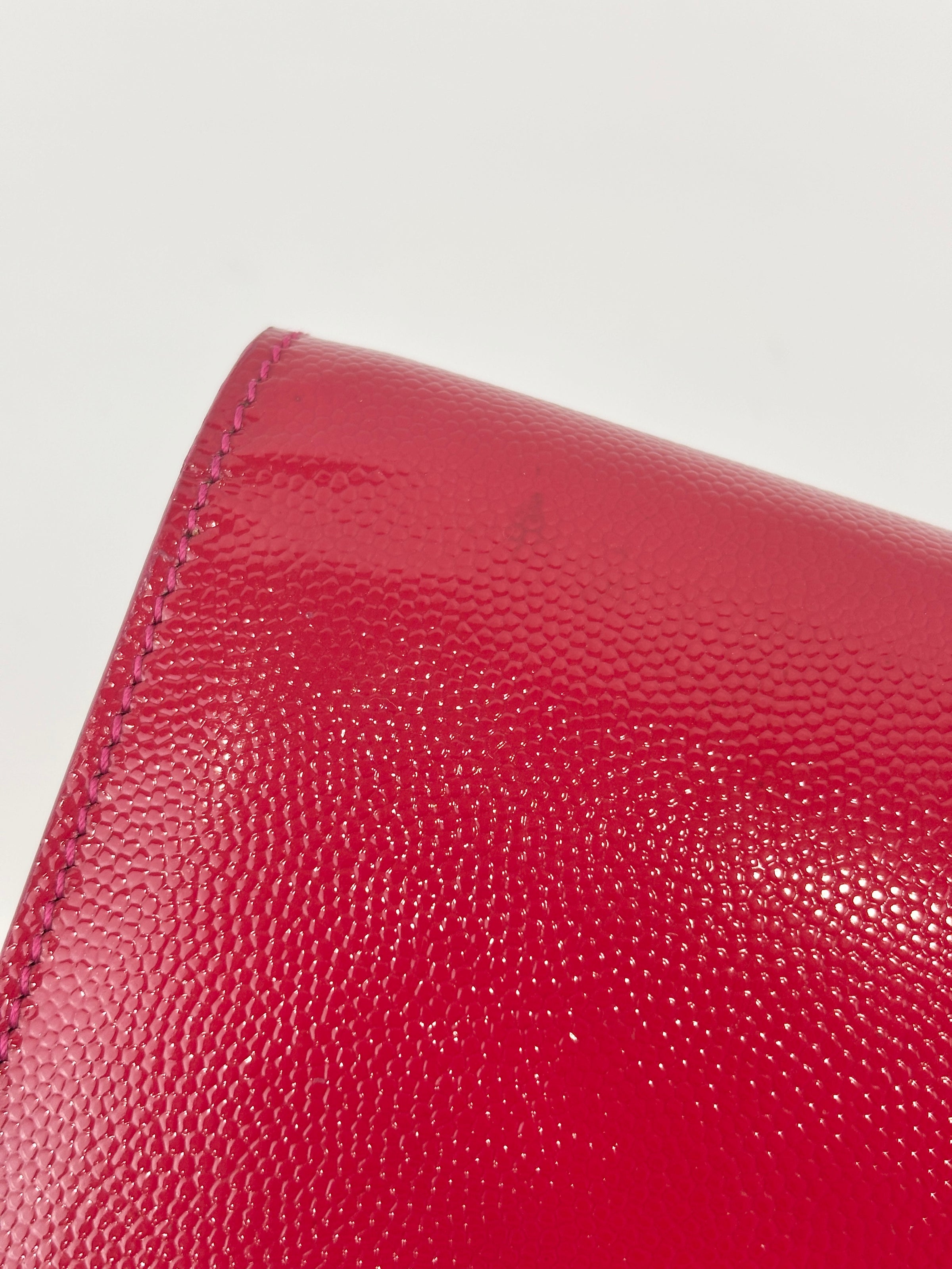 326079 Classic Cassandre Clutch Red Patent Leather