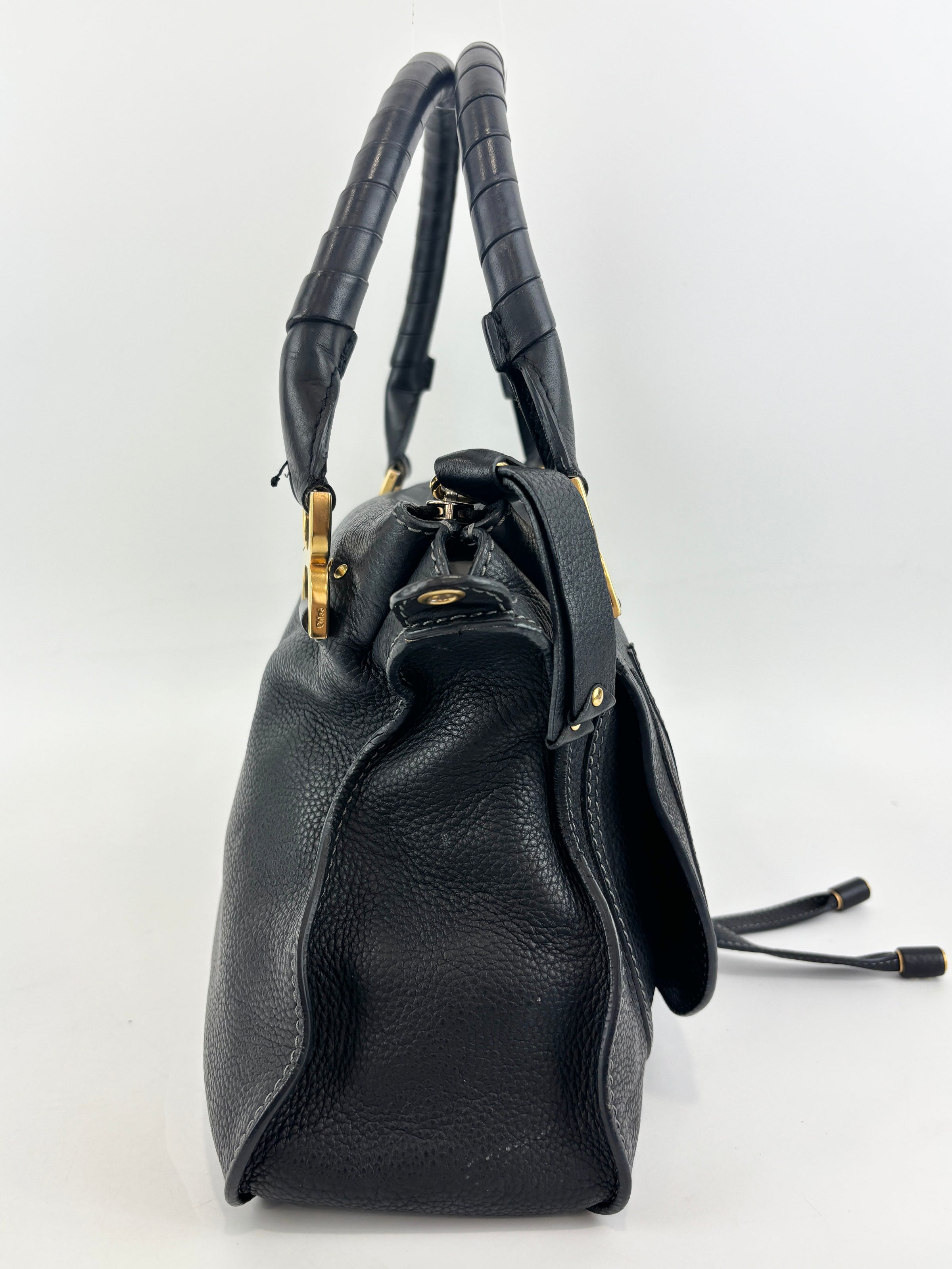 Medium Marcie Satchel Black