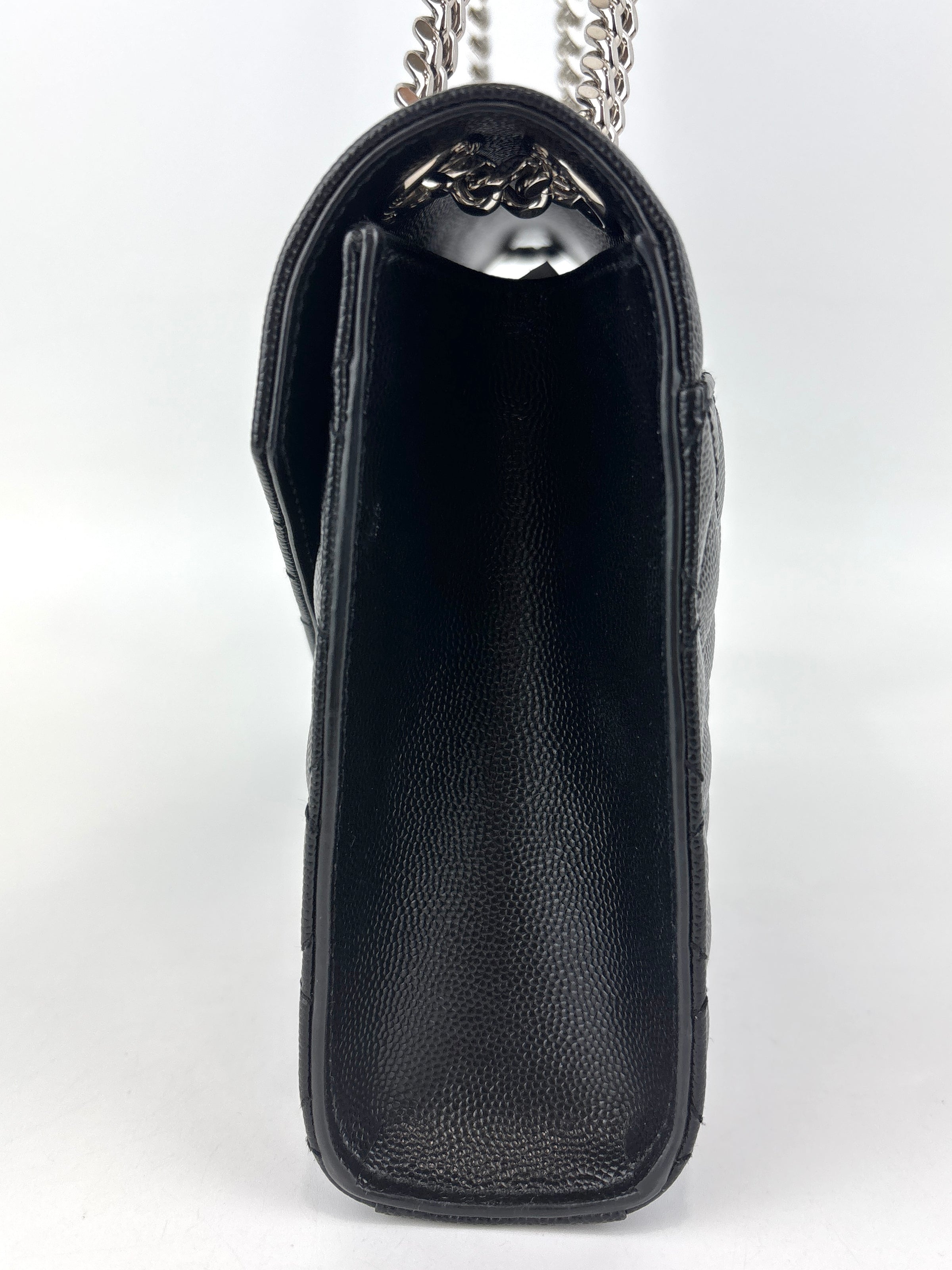 Metalesse Envelope Medium Black Grain de Poudre SHW - Glampot