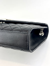 Metalesse Envelope Medium Black Grain de Poudre SHW - Glampot