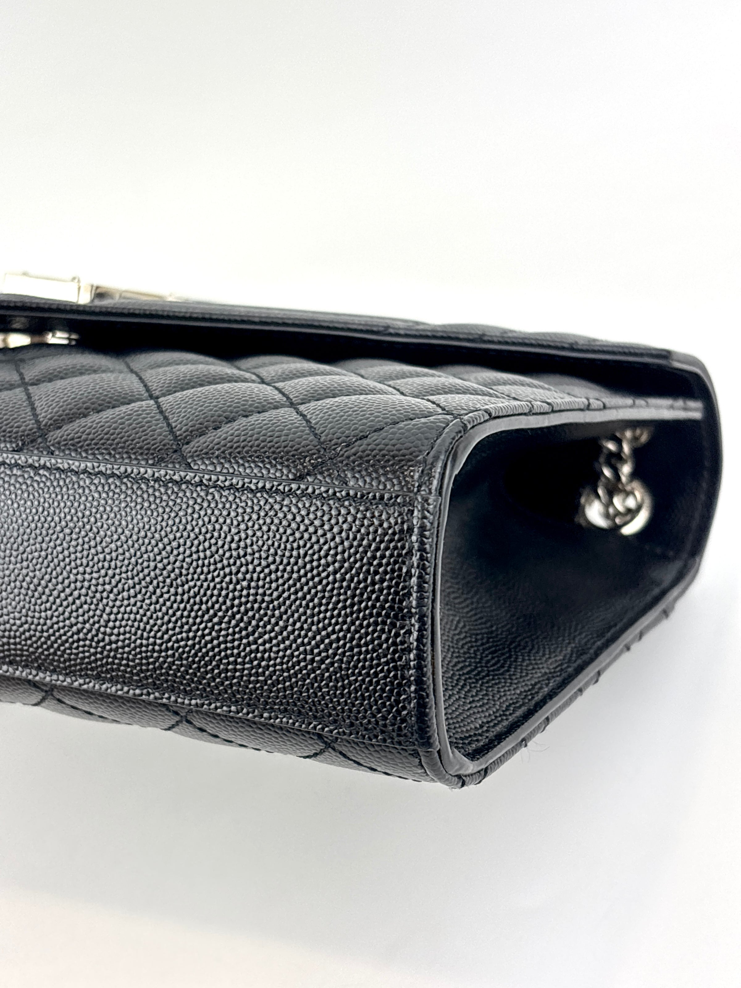 Metalesse Envelope Medium Black Grain de Poudre SHW - Glampot