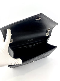 Metalesse Envelope Medium Black Grain de Poudre SHW - Glampot