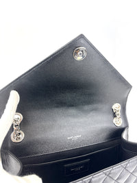 Metalesse Envelope Medium Black Grain de Poudre SHW - Glampot