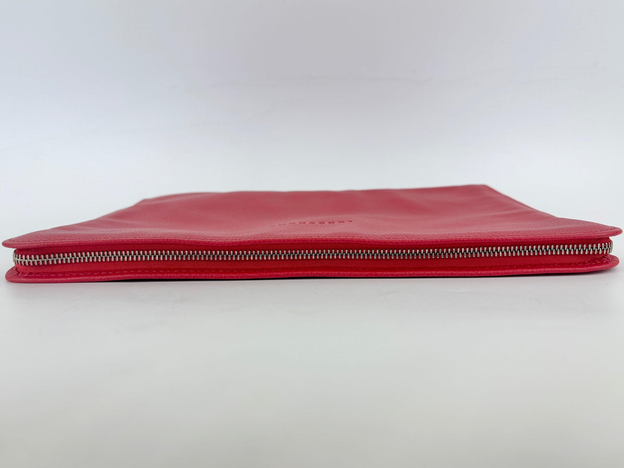 Leather Laptop Sleeve Red