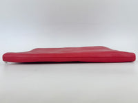 Leather Laptop Sleeve Red