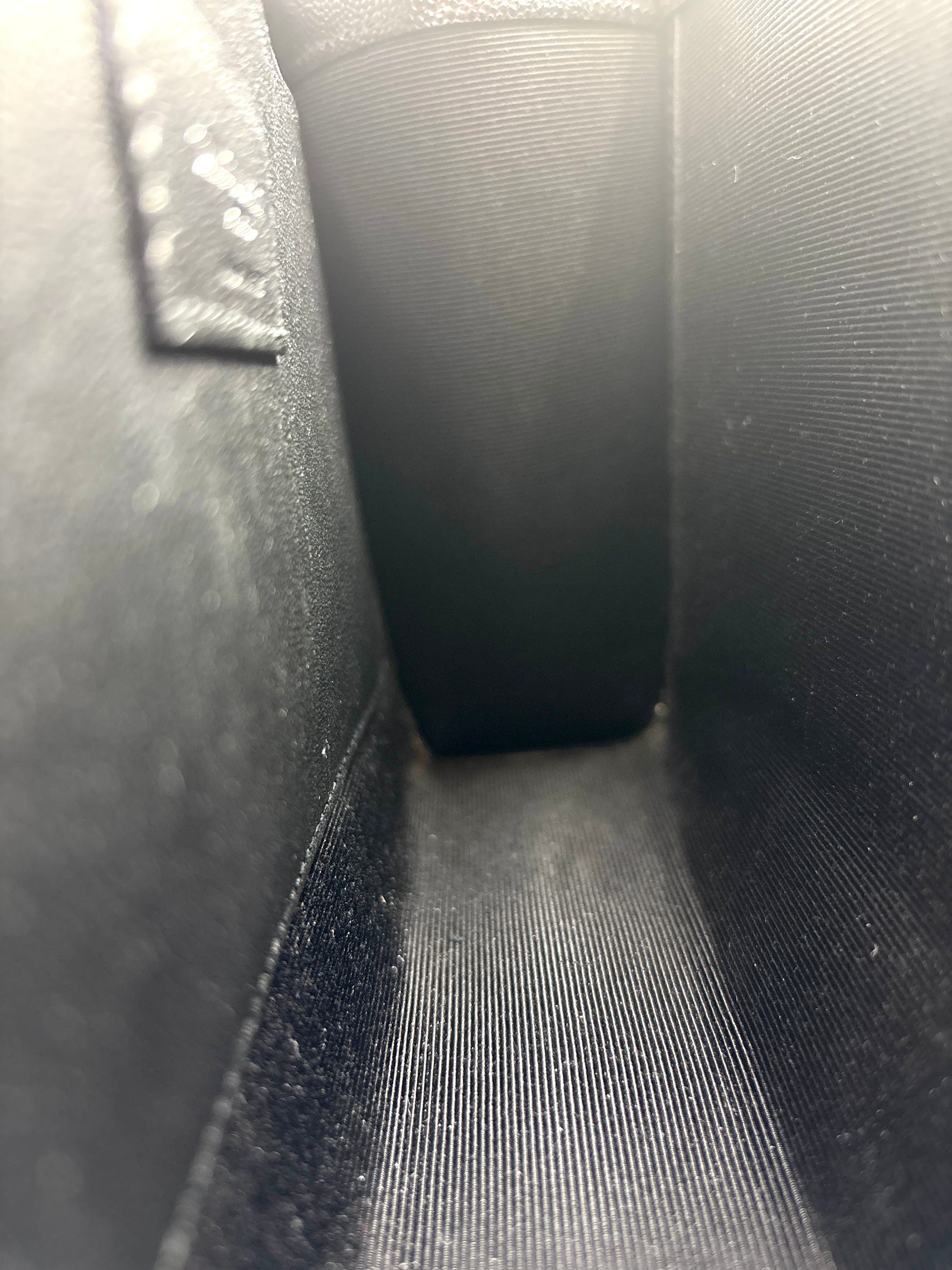 Metalesse Envelope Medium Black Grain de Poudre SHW - Glampot