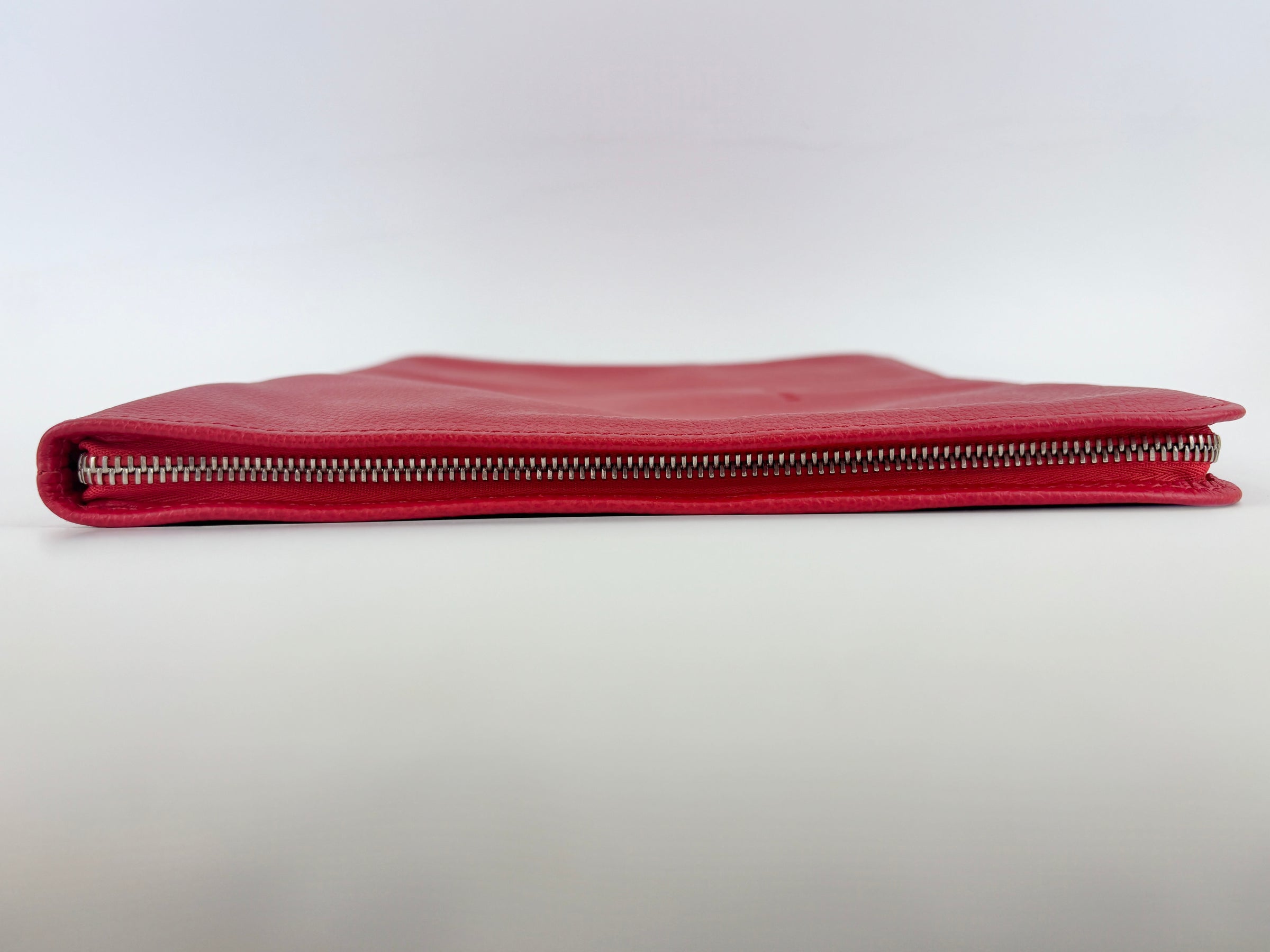 Leather Laptop Sleeve Red