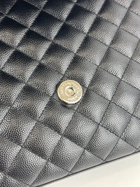 Metalesse Envelope Medium Black Grain de Poudre SHW - Glampot