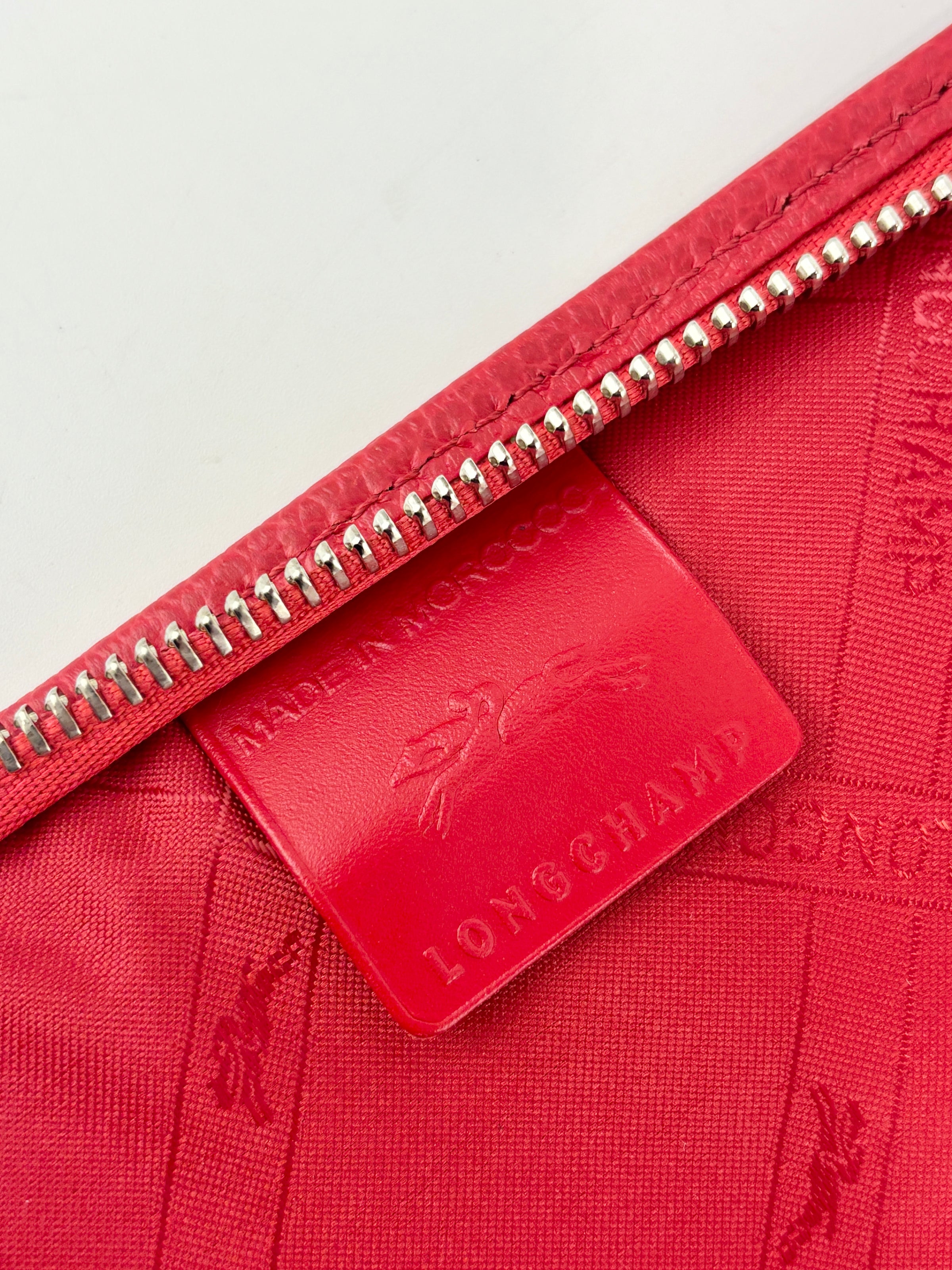Leather Laptop Sleeve Red