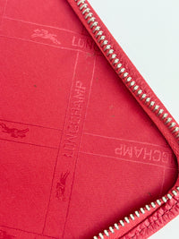 Leather Laptop Sleeve Red
