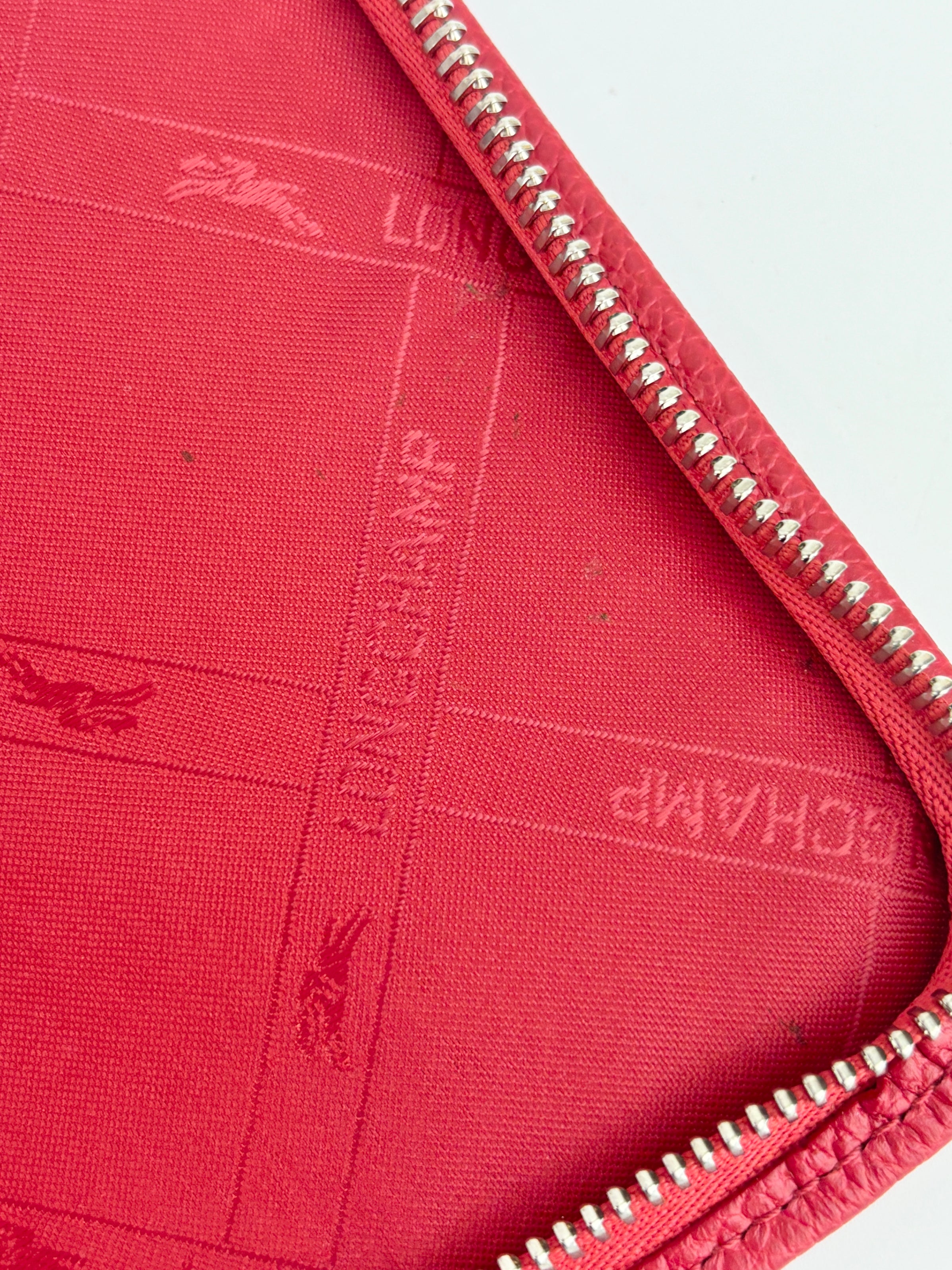 Leather Laptop Sleeve Red