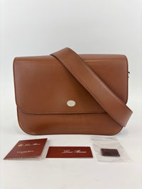 Artemis G. Canter Calfskin Crossbody Bag Cognac