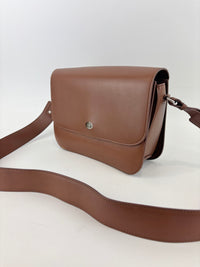 Artemis G. Canter Calfskin Crossbody Bag Cognac