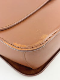 Artemis G. Canter Calfskin Crossbody Bag Cognac