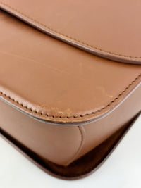 Artemis G. Canter Calfskin Crossbody Bag Cognac