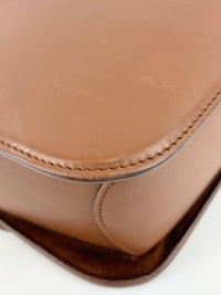Artemis G. Canter Calfskin Crossbody Bag Cognac