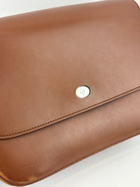 Artemis G. Canter Calfskin Crossbody Bag Cognac