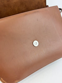 Artemis G. Canter Calfskin Crossbody Bag Cognac