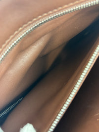 Artemis G. Canter Calfskin Crossbody Bag Cognac
