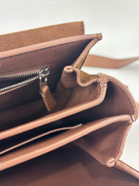Artemis G. Canter Calfskin Crossbody Bag Cognac
