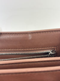 Artemis G. Canter Calfskin Crossbody Bag Cognac
