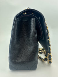 Classic Jumbo Black Caviar GHW
