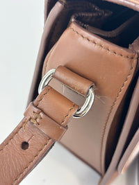 Artemis G. Canter Calfskin Crossbody Bag Cognac