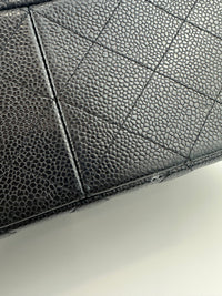 Classic Jumbo Black Caviar GHW