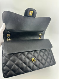 Classic Jumbo Black Caviar GHW