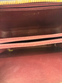 Medium Filigree Vanity Case in Navy Blue Quilted Caviar GHW