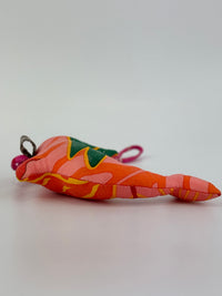 Petit H Dolphin Bag Charm in Multicolour Pink / Green / Orange
