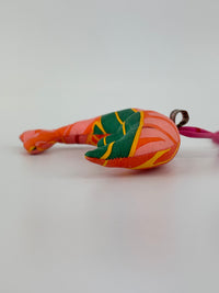 Petit H Dolphin Bag Charm in Multicolour Pink / Green / Orange