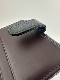 Compact Quilted Black Caviar CC Wallet SHW