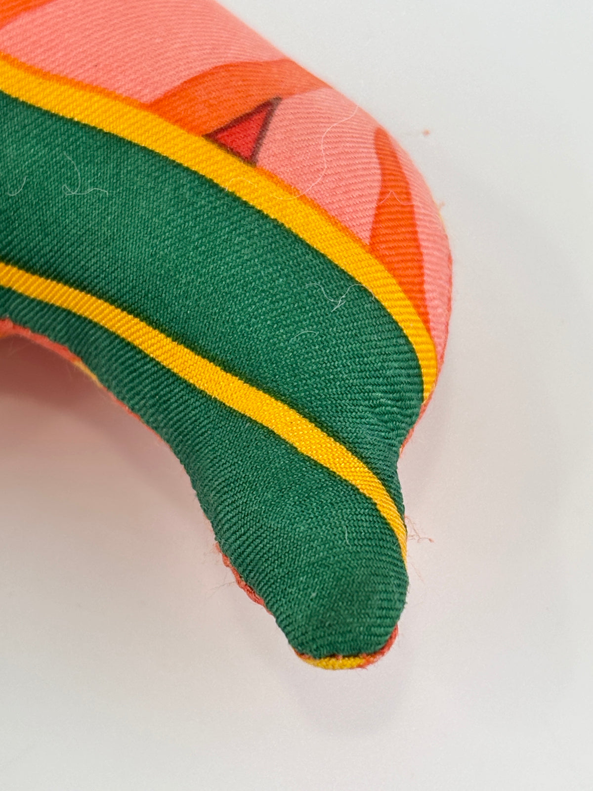 Petit H Dolphin Bag Charm in Multicolour Pink / Green / Orange