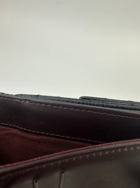 Compact Quilted Black Caviar CC Wallet SHW