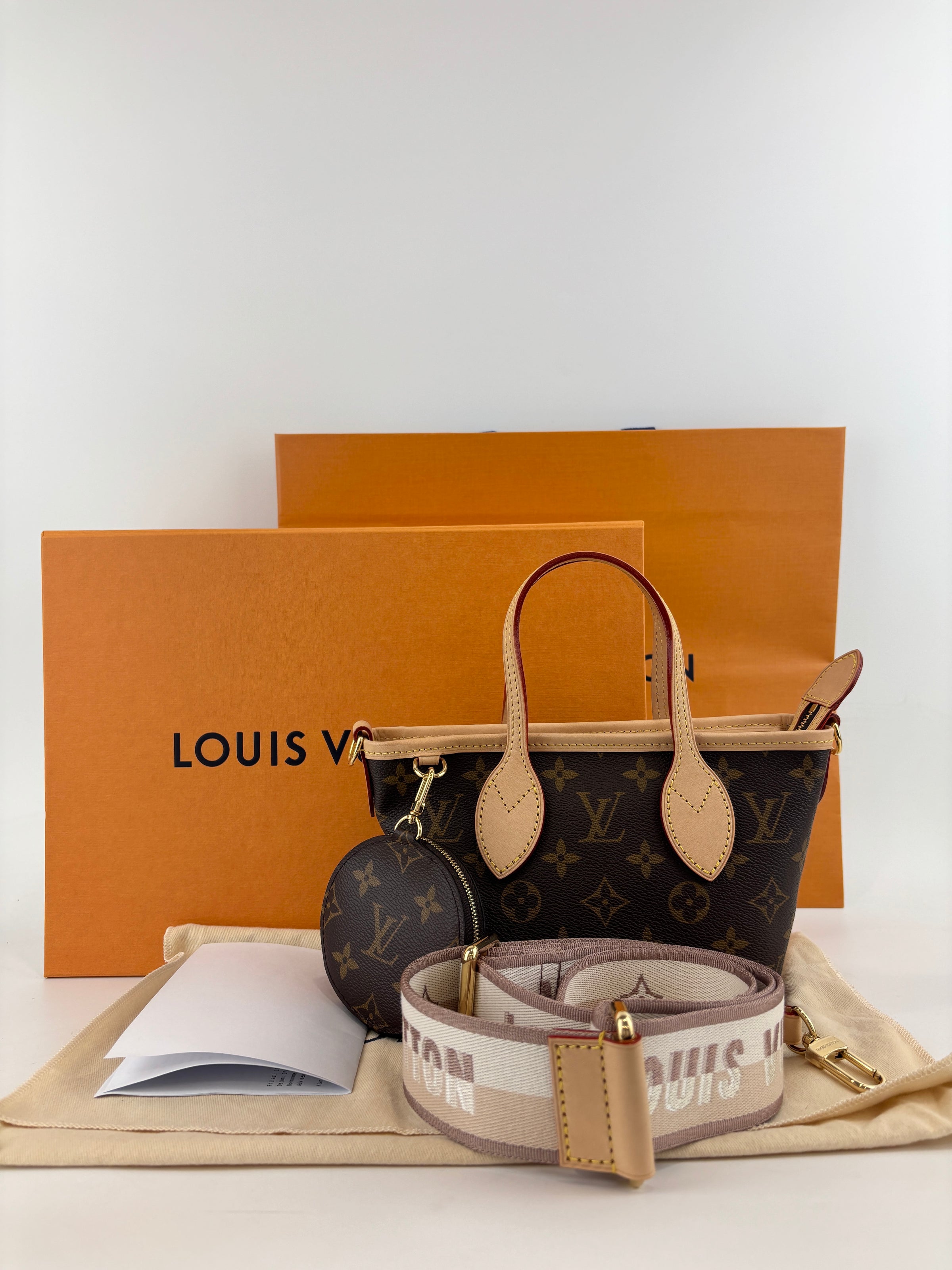 Neverfull BB Monogram Canvas GHW (RFID)