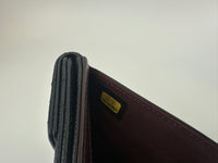 Compact Quilted Black Caviar CC Wallet SHW