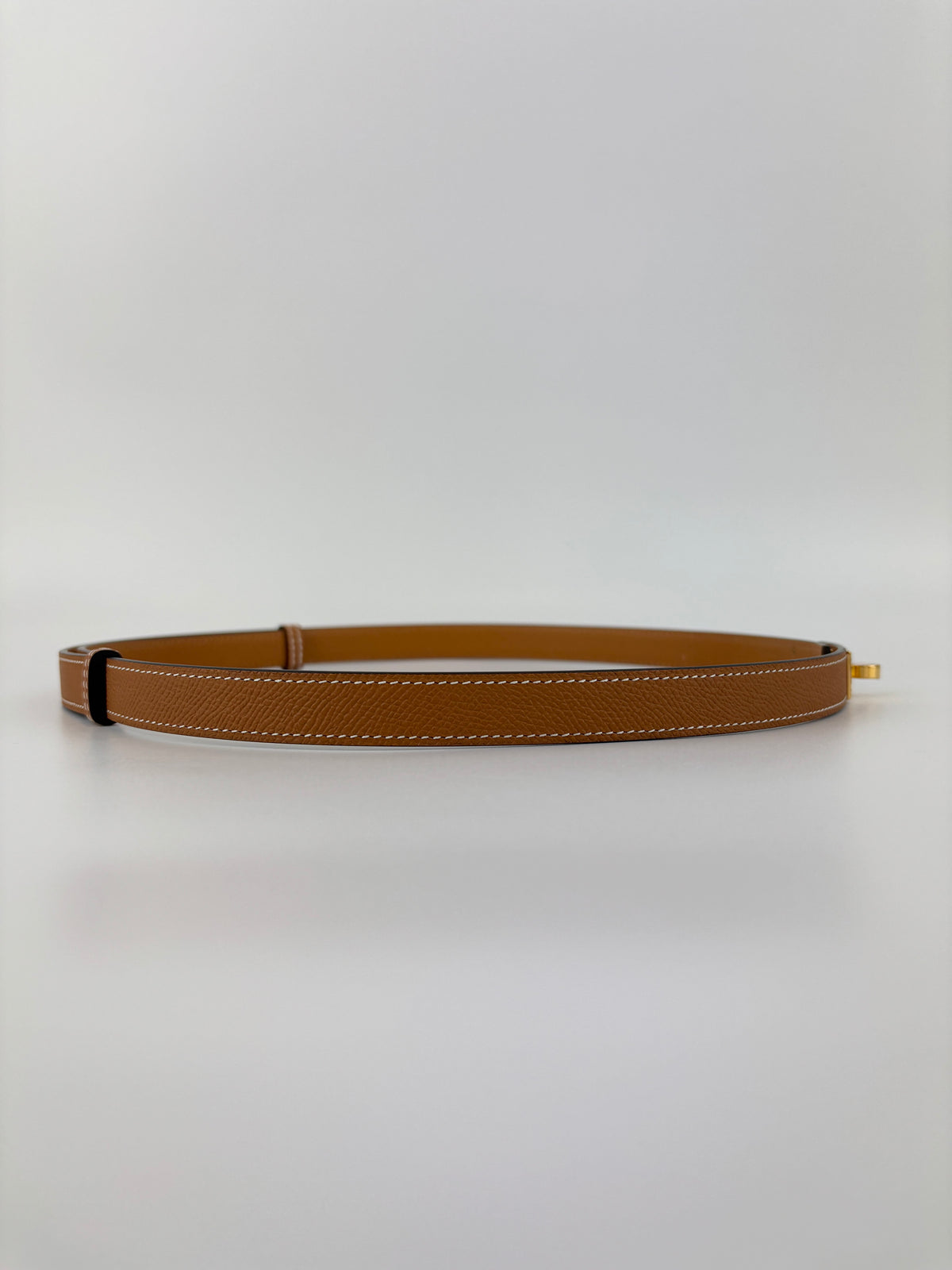Kelly 18 Belt in Gold Epsom (Adjustable)