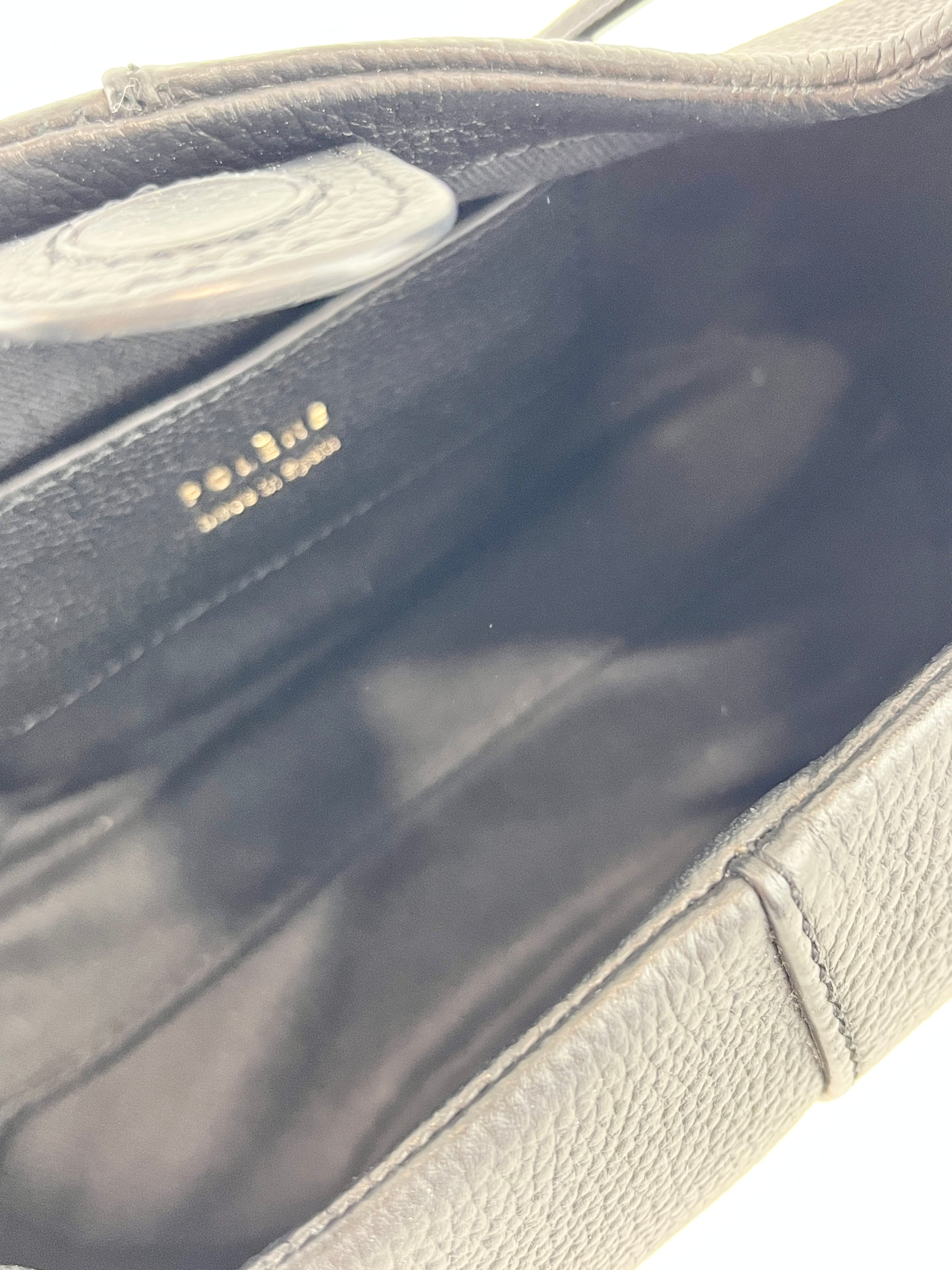 Beri Crossbody Bag Black Grained Calfskin