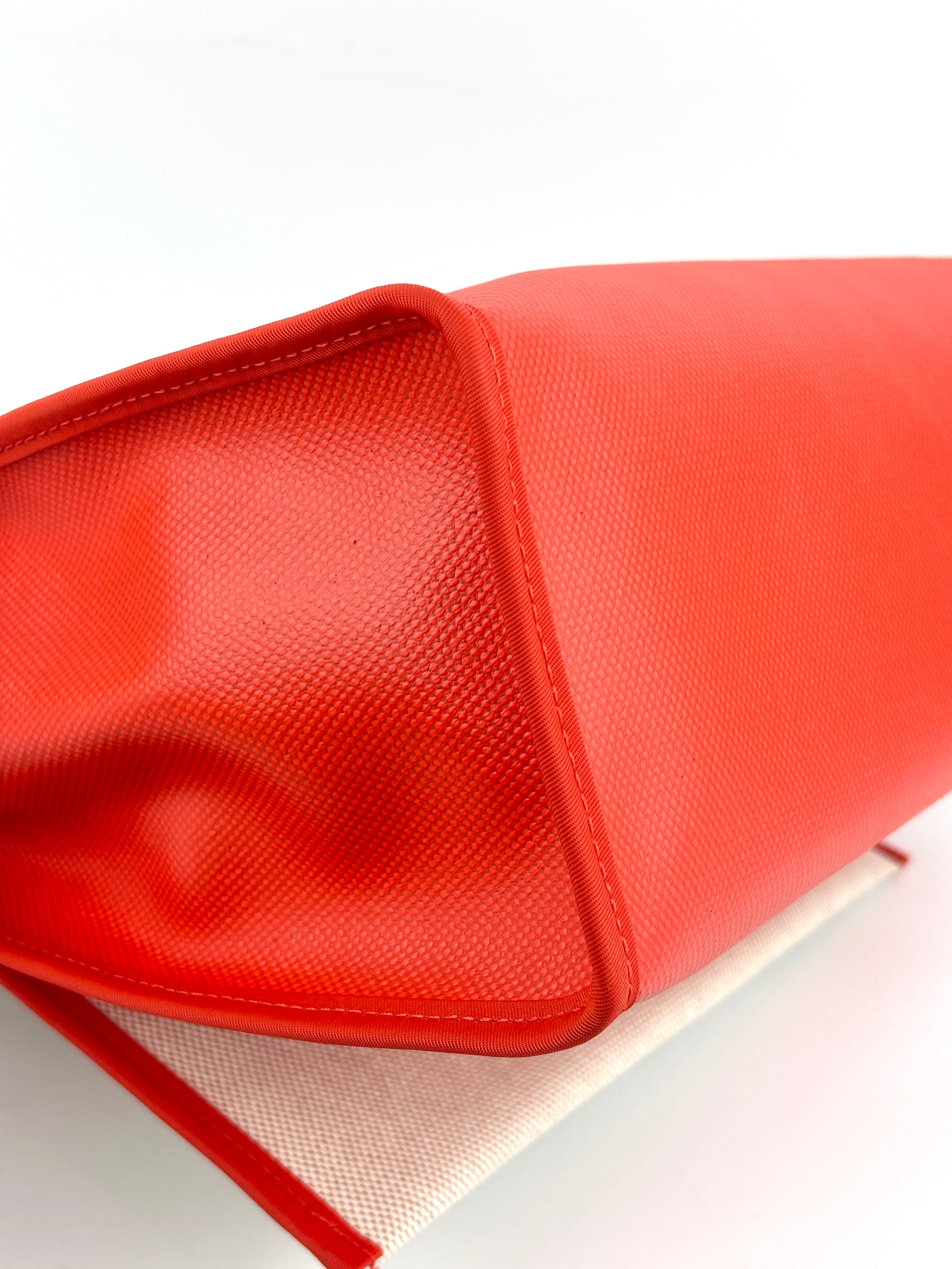 Herbag 31 Orange Mecano Berlin Coated Canvas Fauve Vache Hunter Leather & Ecru Toile H Canvas PHW - Glampot